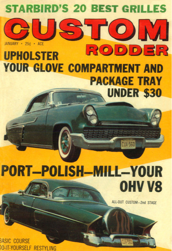 Custom Rodder Jan January 1961 