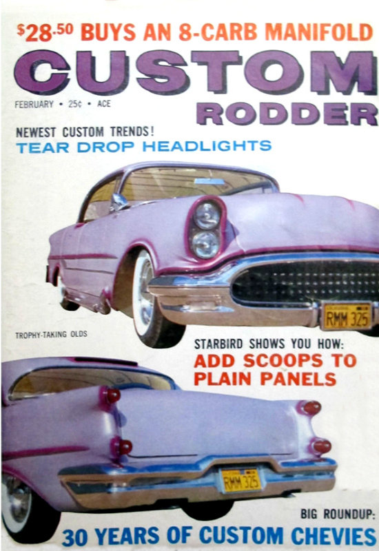 Custom Rodder Feb February 1961 