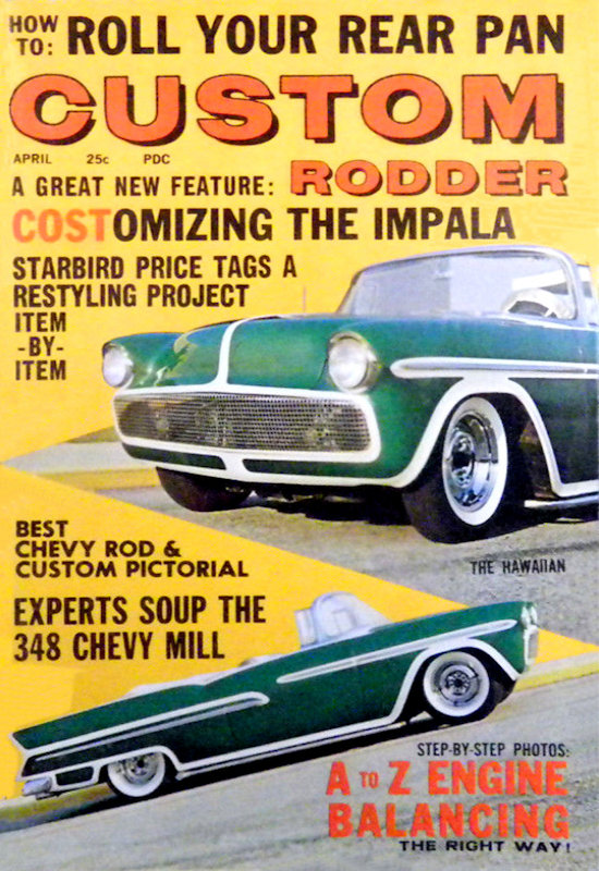 Custom Rodder Apr April 1961 