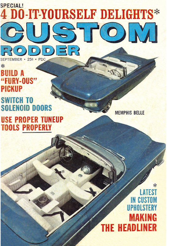 Custom Rodder Sept September 1962