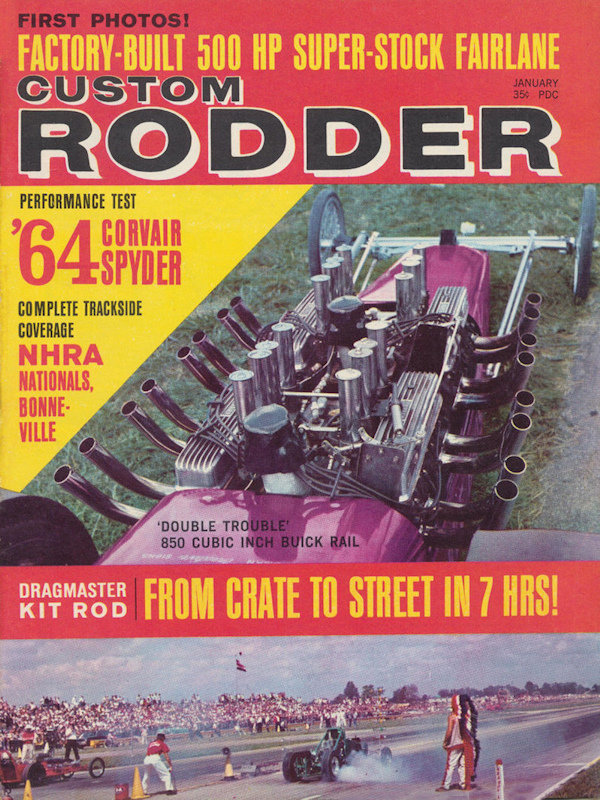 Custom Rodder Jan January 1964 