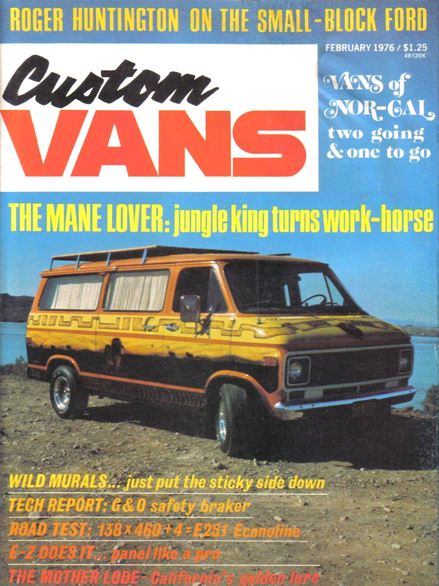 Custom Vans Feb February 1976