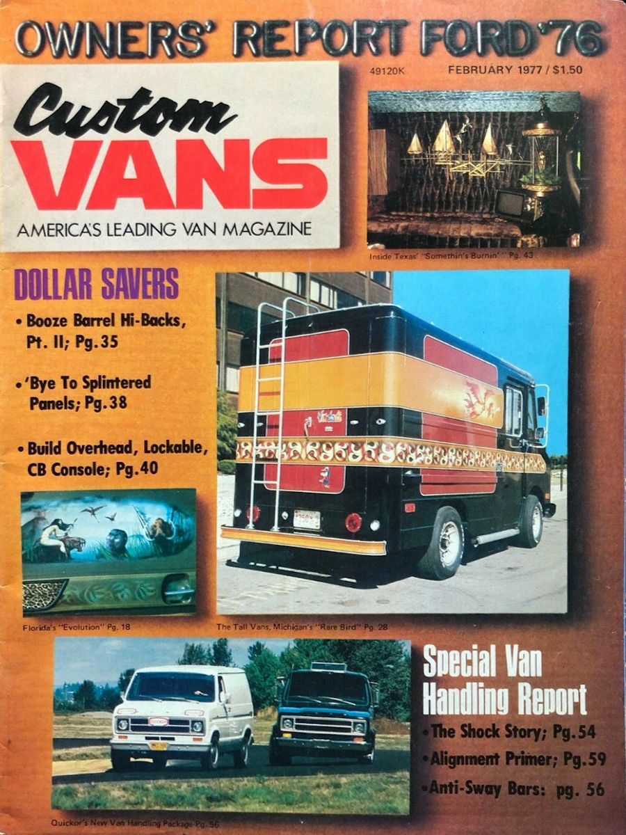Custom Vans Feb February 1977