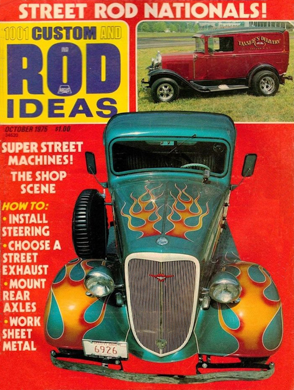 Custom and Rod Ideas Oct October 1975