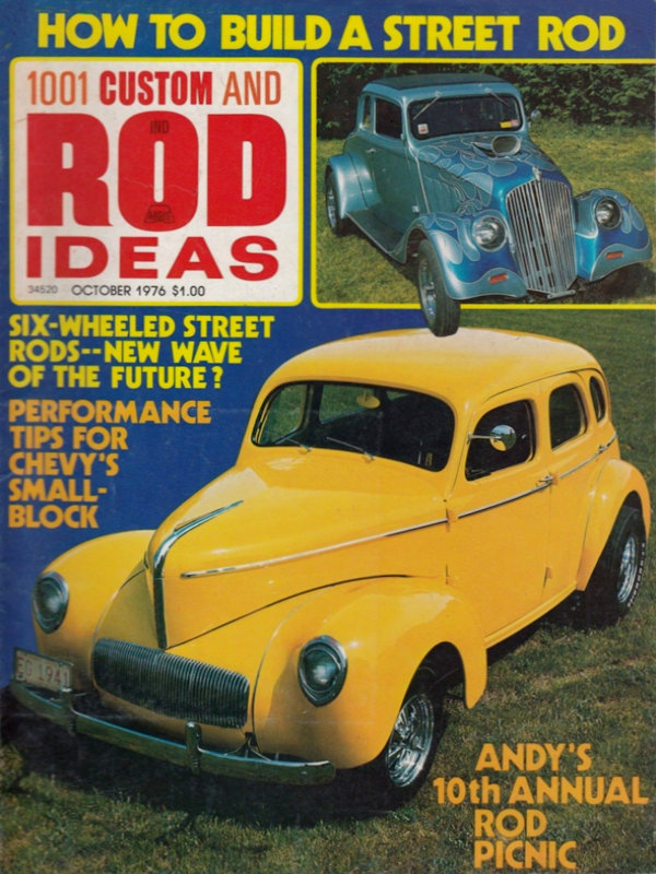 Custom and Rod Ideas Oct October 1976