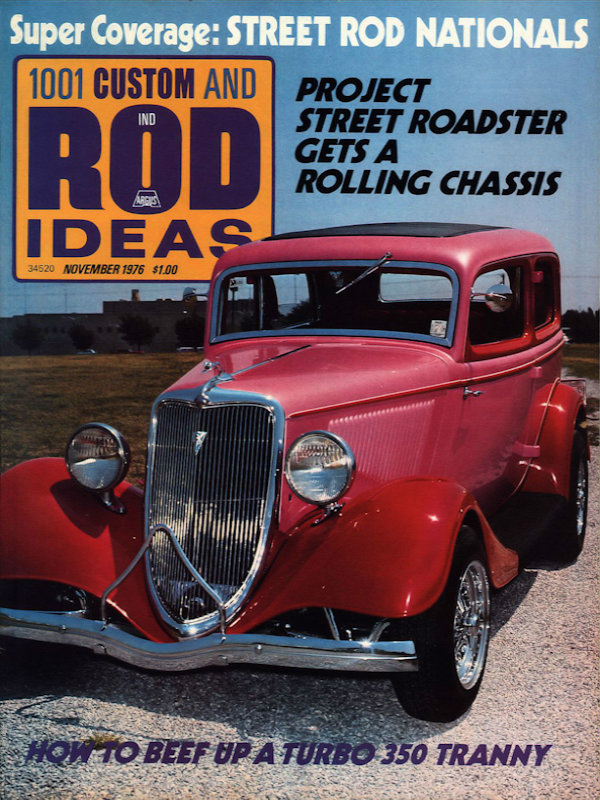 Custom and Rod Ideas Nov November 1976