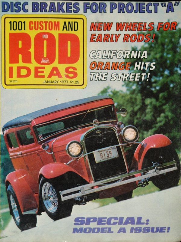 Custom and Rod Ideas Jan January 1977