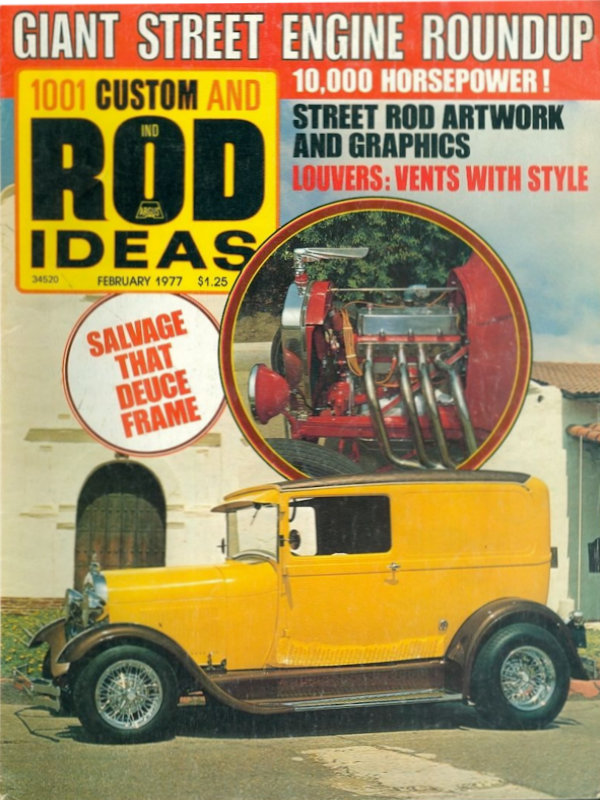 Custom and Rod Ideas Feb February 1977