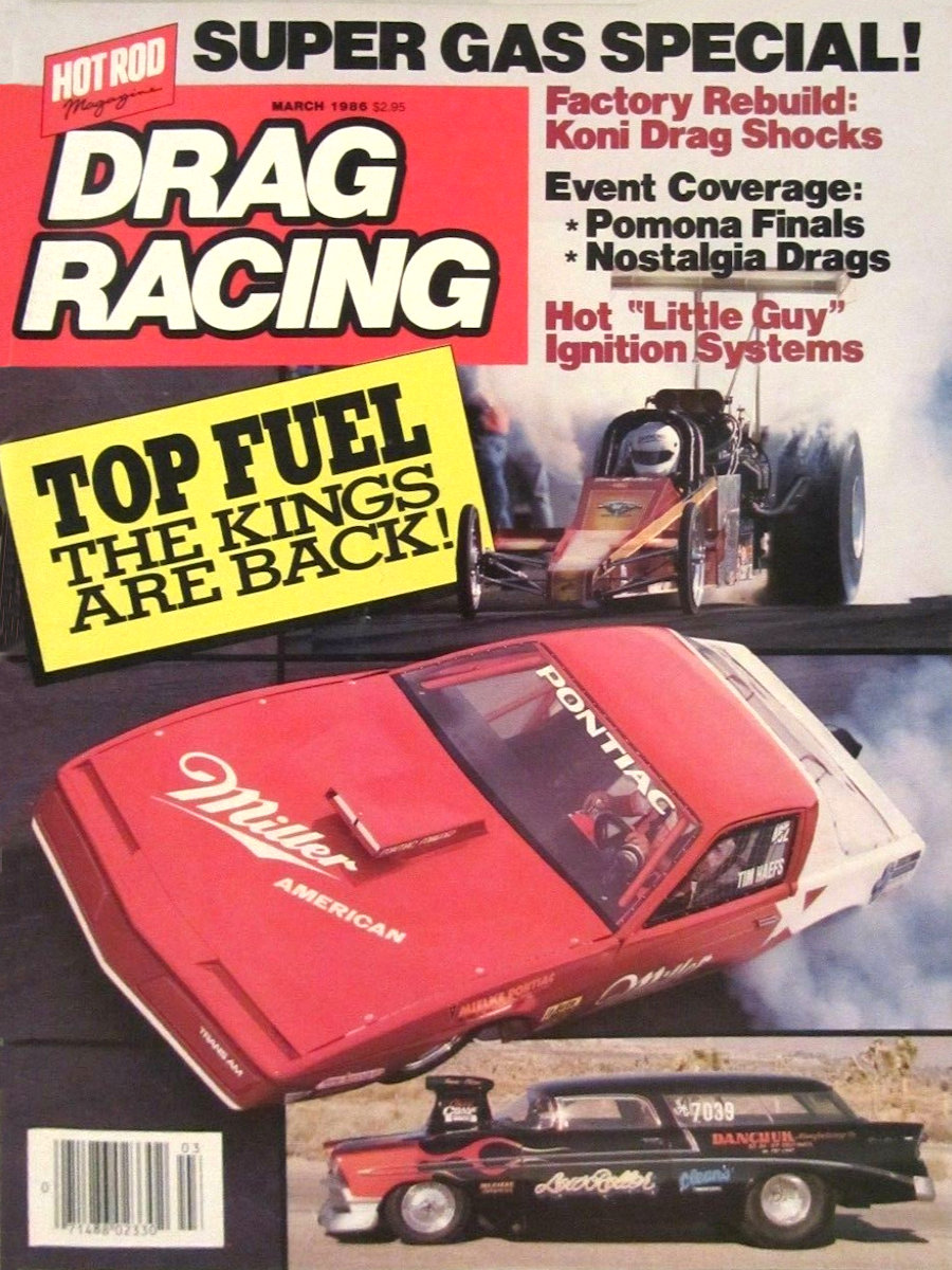 Petersen Drag Racing Mar March 1986