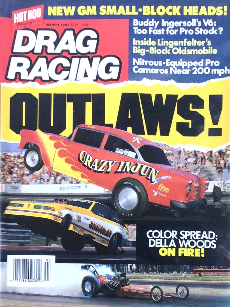 Petersen Drag Racing Mar March 1987