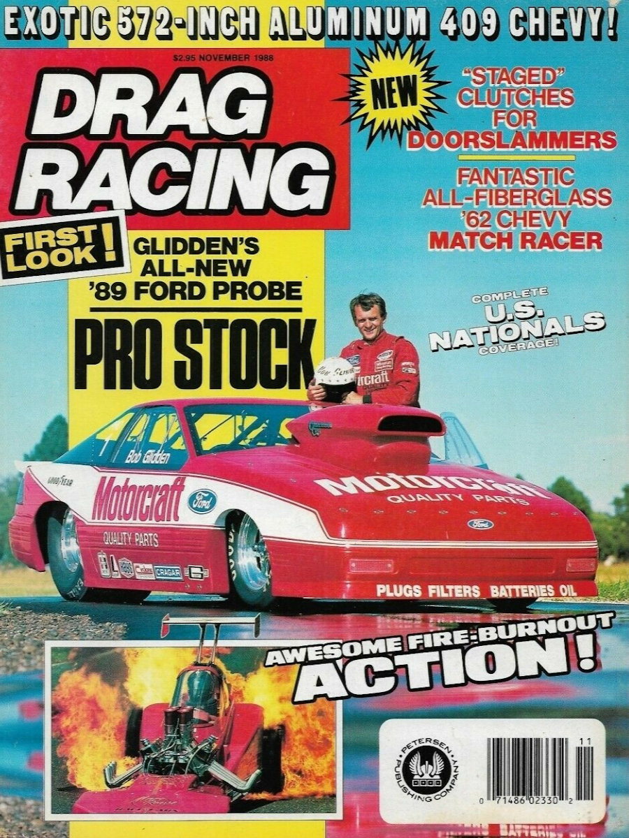 Petersen Drag Racing Nov November 1988