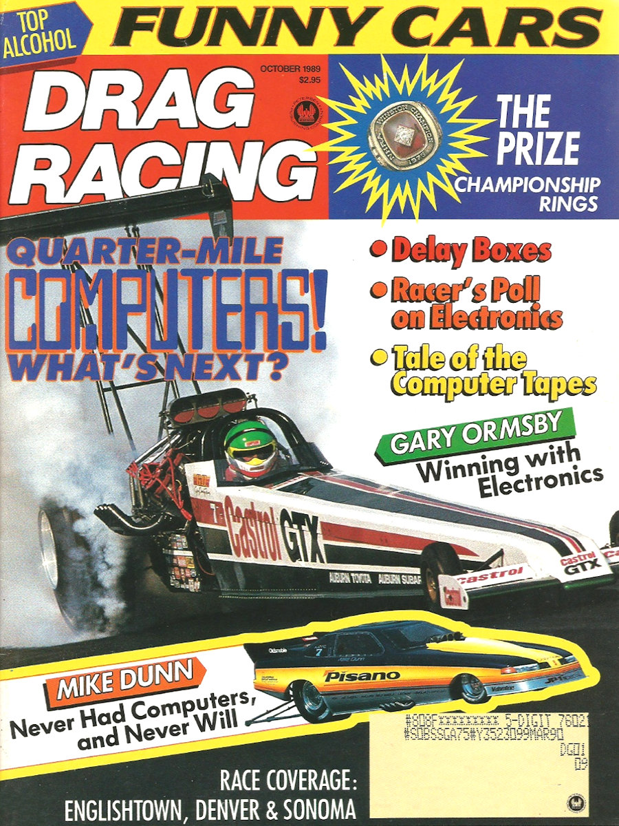Petersen Drag Racing Oct October 1989