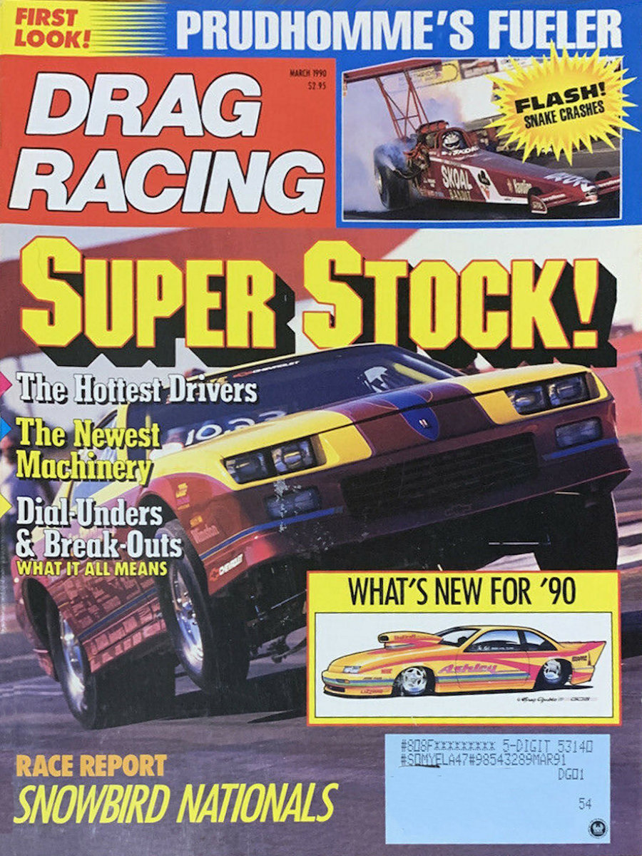 Petersen Drag Racing Mar March 1990