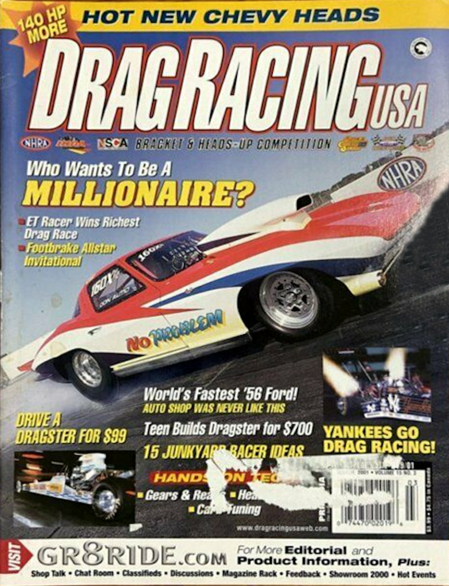 Drag Racing USA Mar March 2001