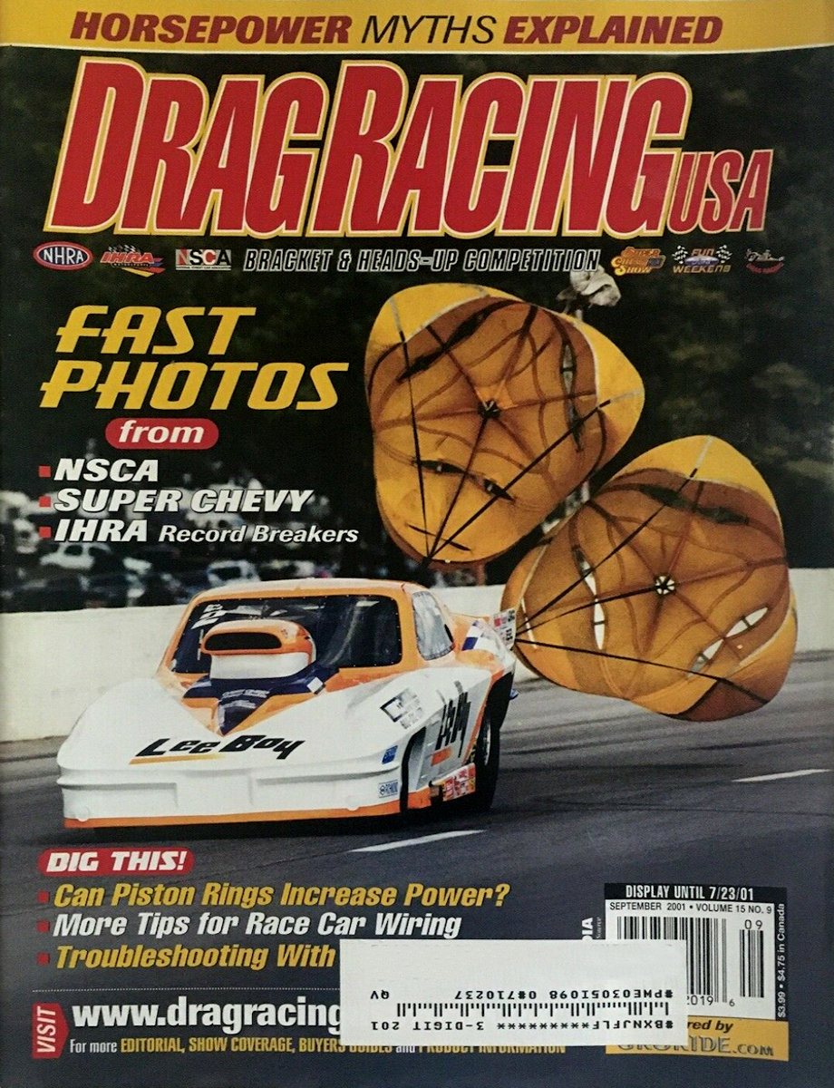 Drag Racing USA Sept September 2001