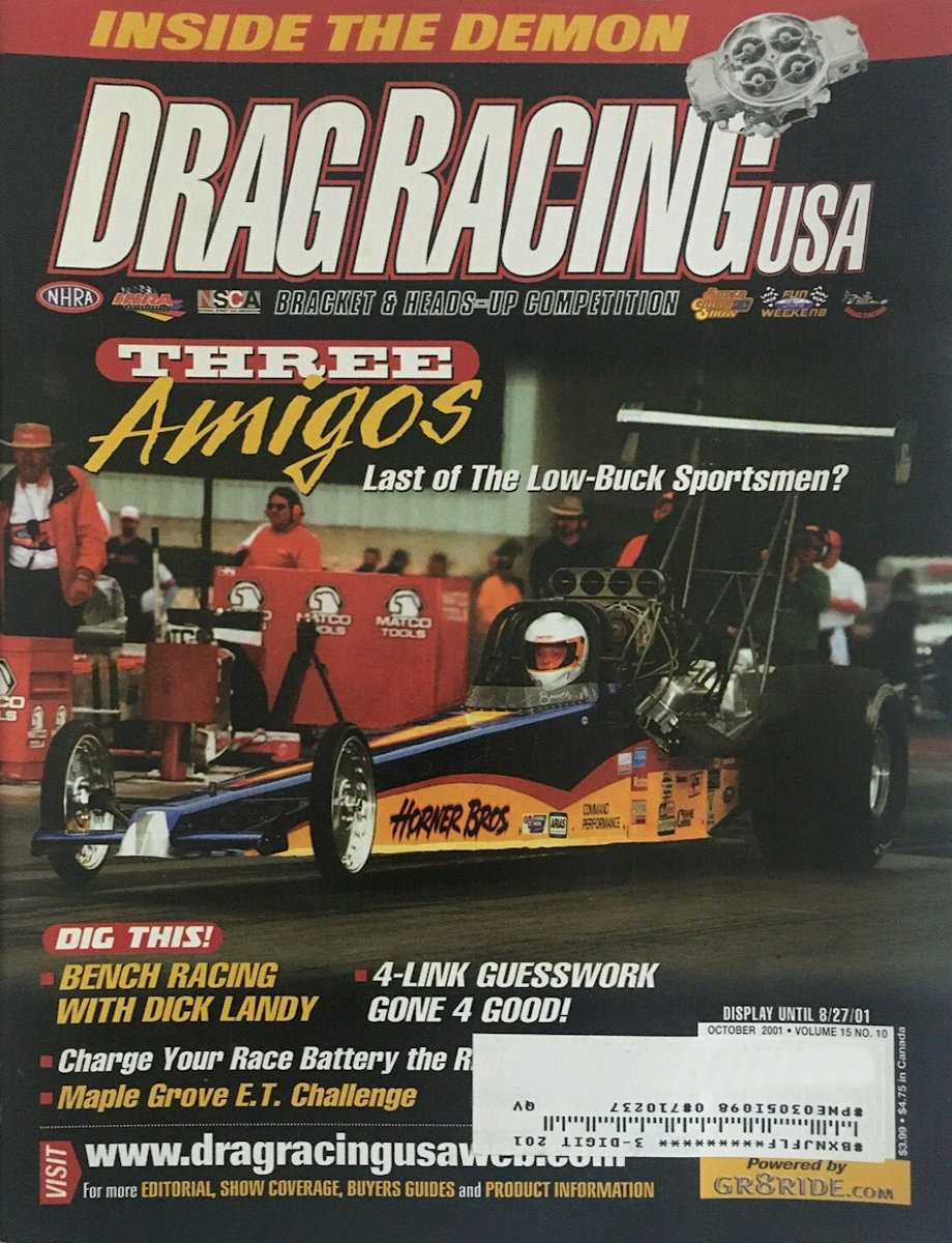 Drag Racing USA Oct October 2001