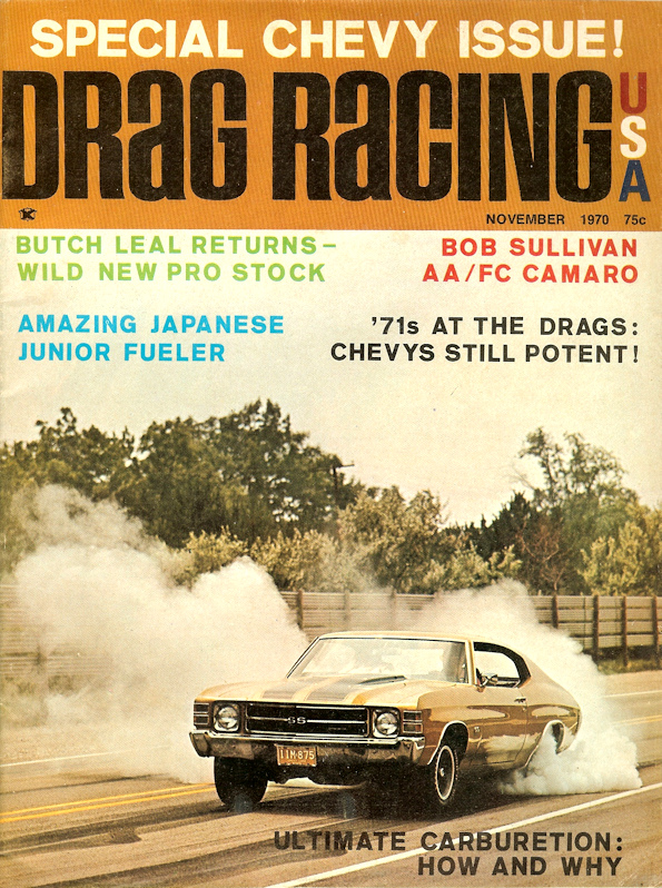 Drag Racing USA Nov November 1970