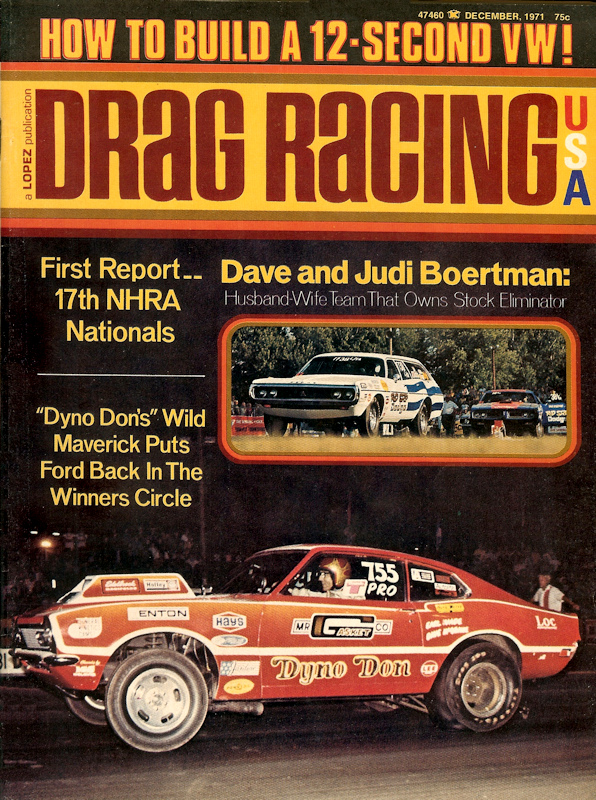 Drag Racing USA Dec December 1971 