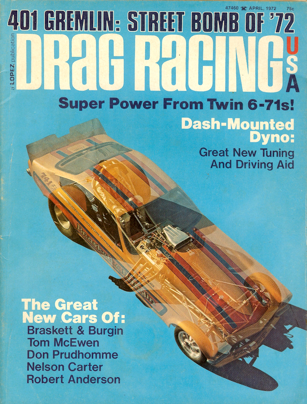 Drag Racing USA Apr April 1972 