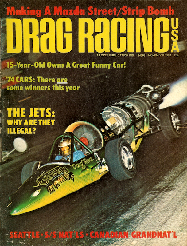 Drag Racing USA Nov November 1973 