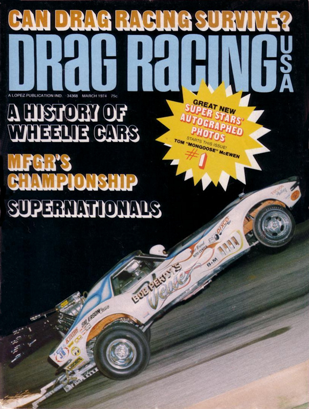 Drag Racing USA Mar March 1974 