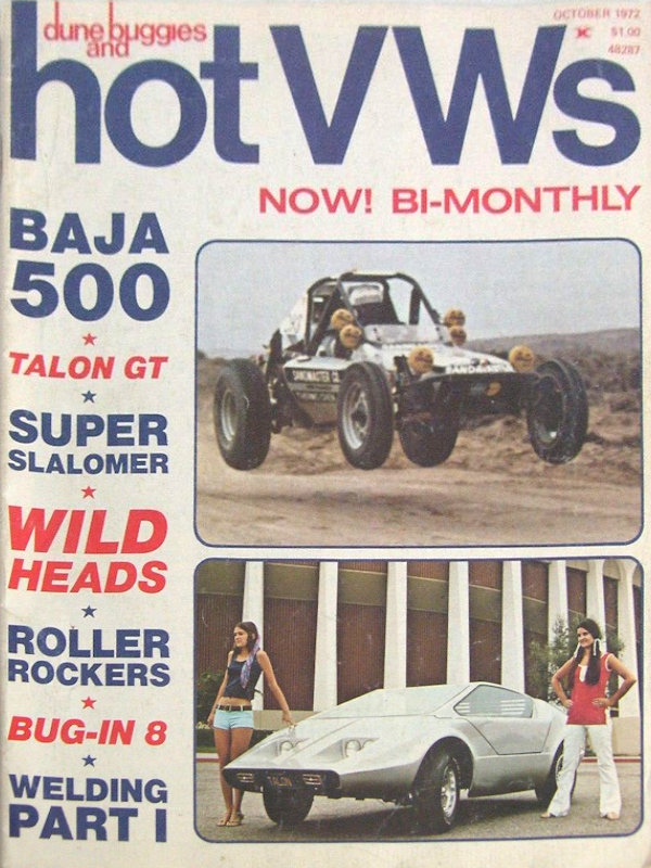 Dune Buggies Hot VWs Oct October 1972 