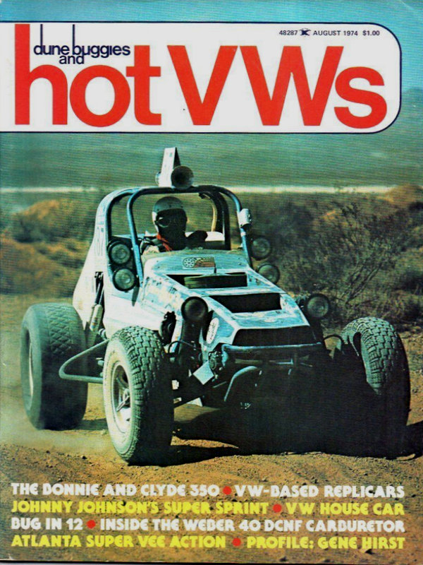 Dune Buggies Hot VWs Aug August 1974 