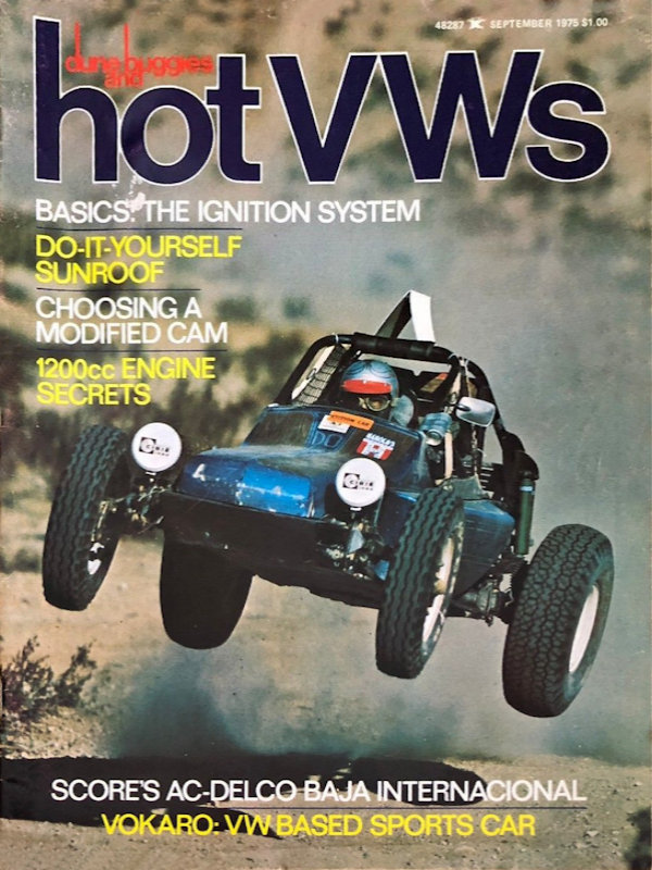Dune Buggies Hot VWs Sept September 1975 