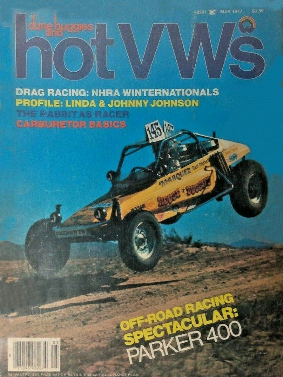 Dune Buggies Hot VWs May 1977 