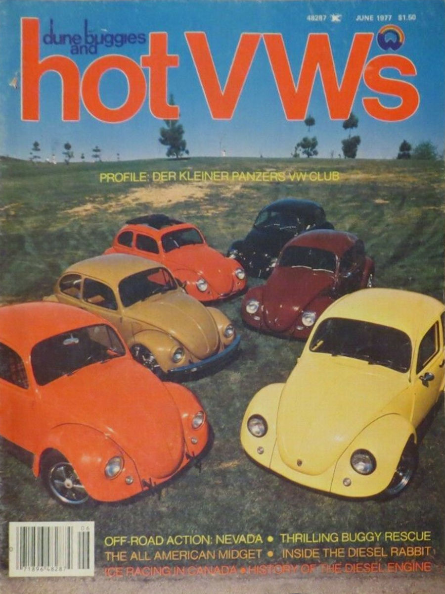 Dune Buggies Hot VWs June 1977 
