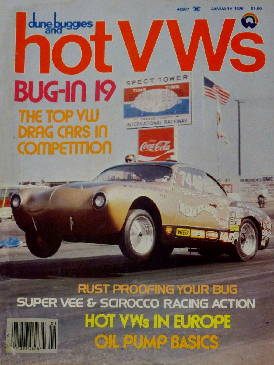 Dune Buggies Hot VWs Jan January 1978 