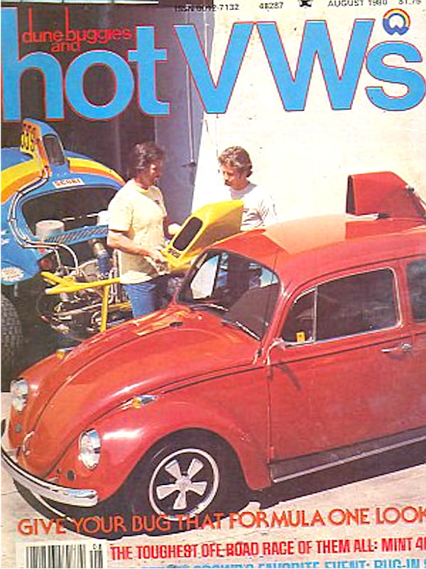 Dune Buggies Hot VWs Aug August 1980 