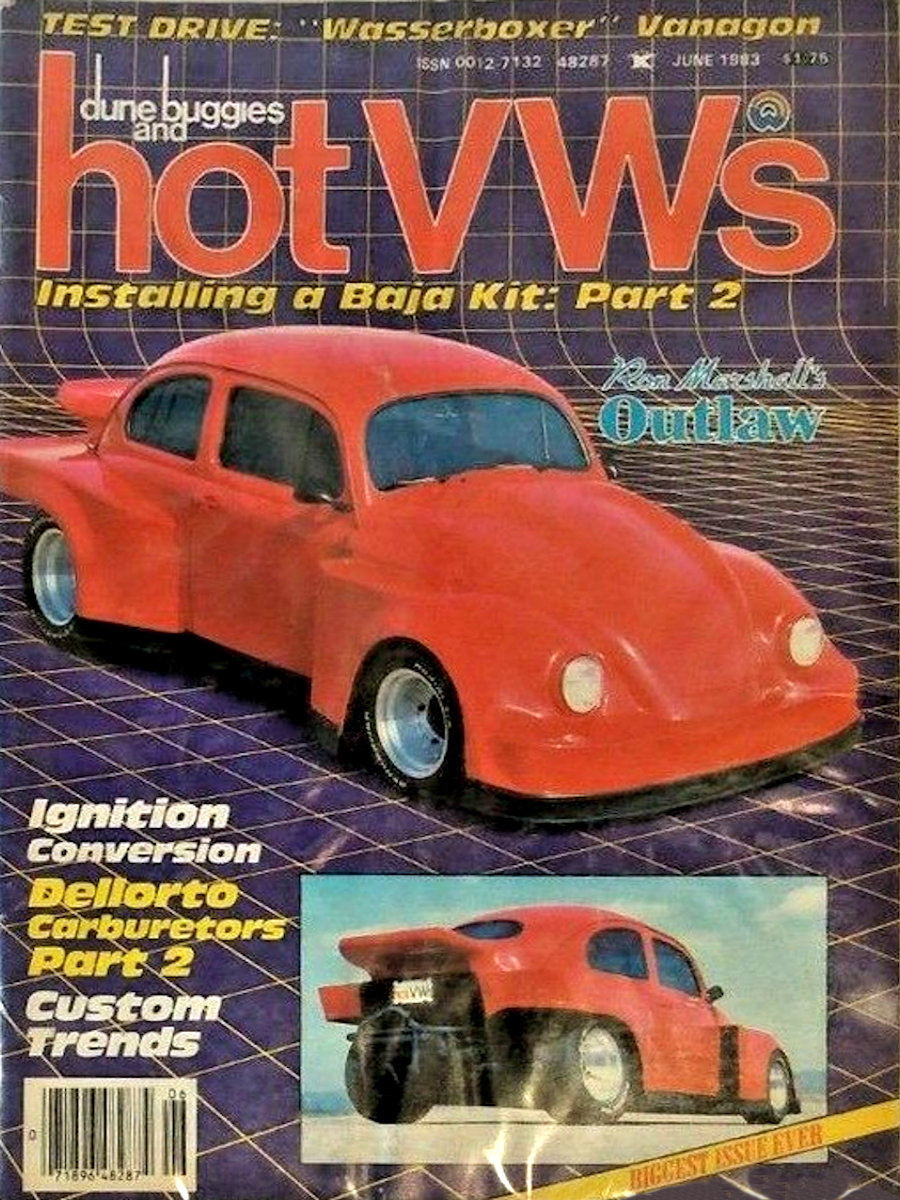 Dune Buggies Hot VWs June 1983 