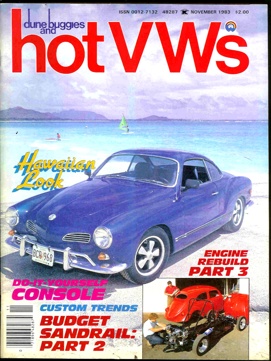 Dune Buggies Hot VWs Nov November 1983 