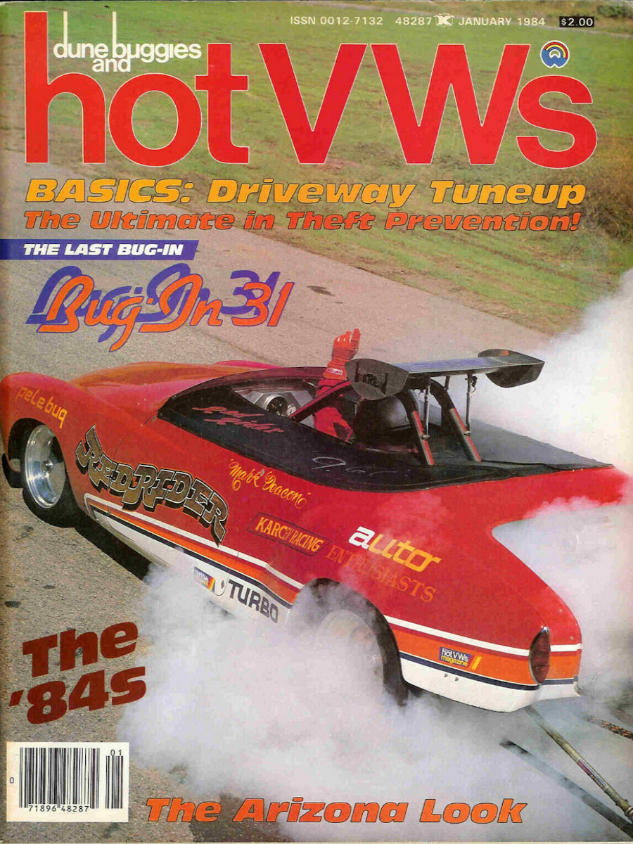 Dune Buggies Hot VWs Jan January 1984 