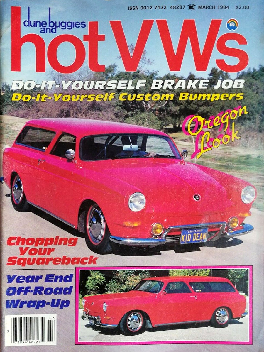 Dune Buggies Hot VWs Mar March 1984 
