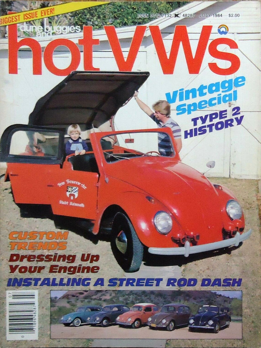 Dune Buggies Hot VWs July 1984 