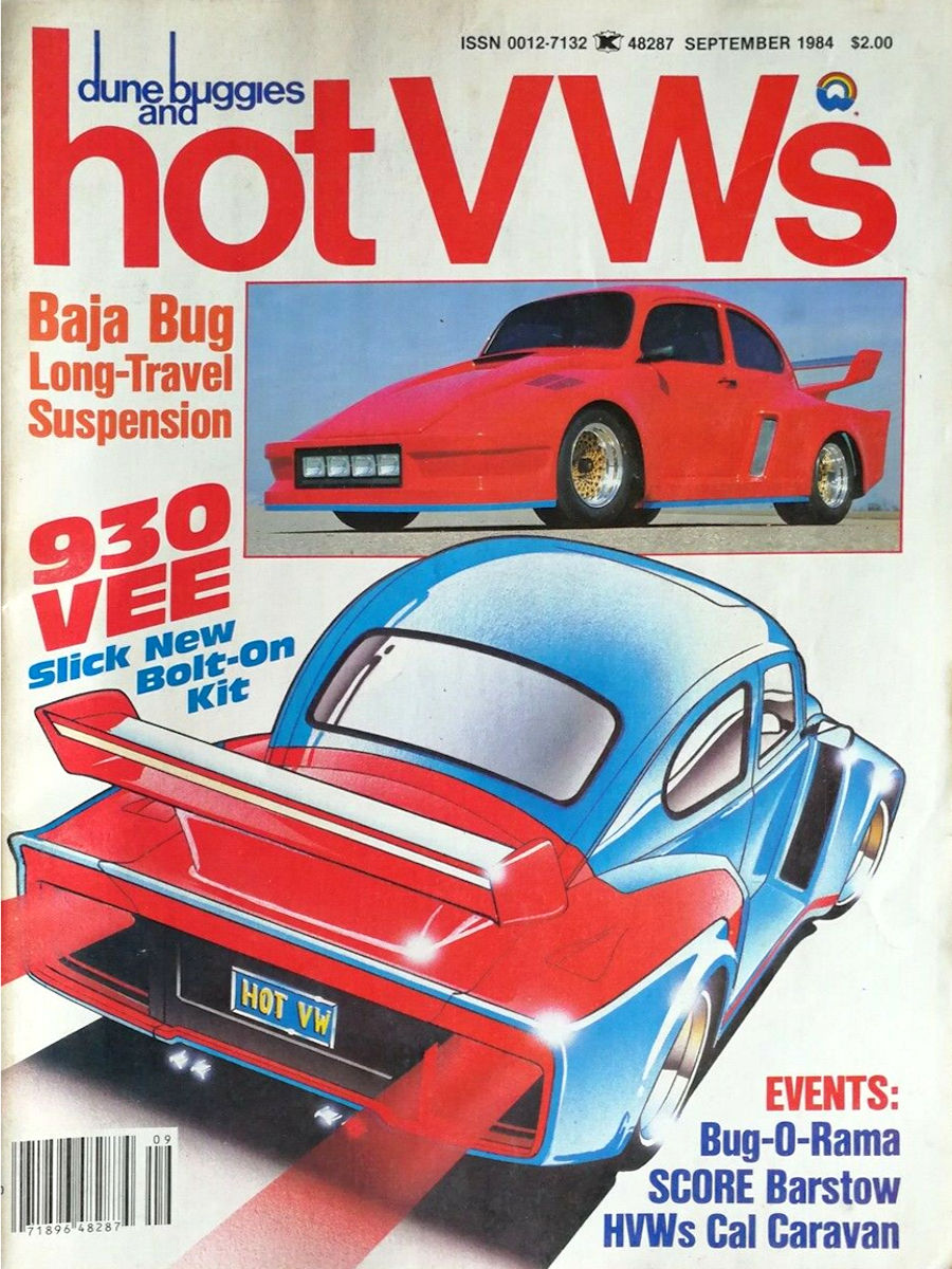 Dune Buggies Hot VWs Sept September 1984 