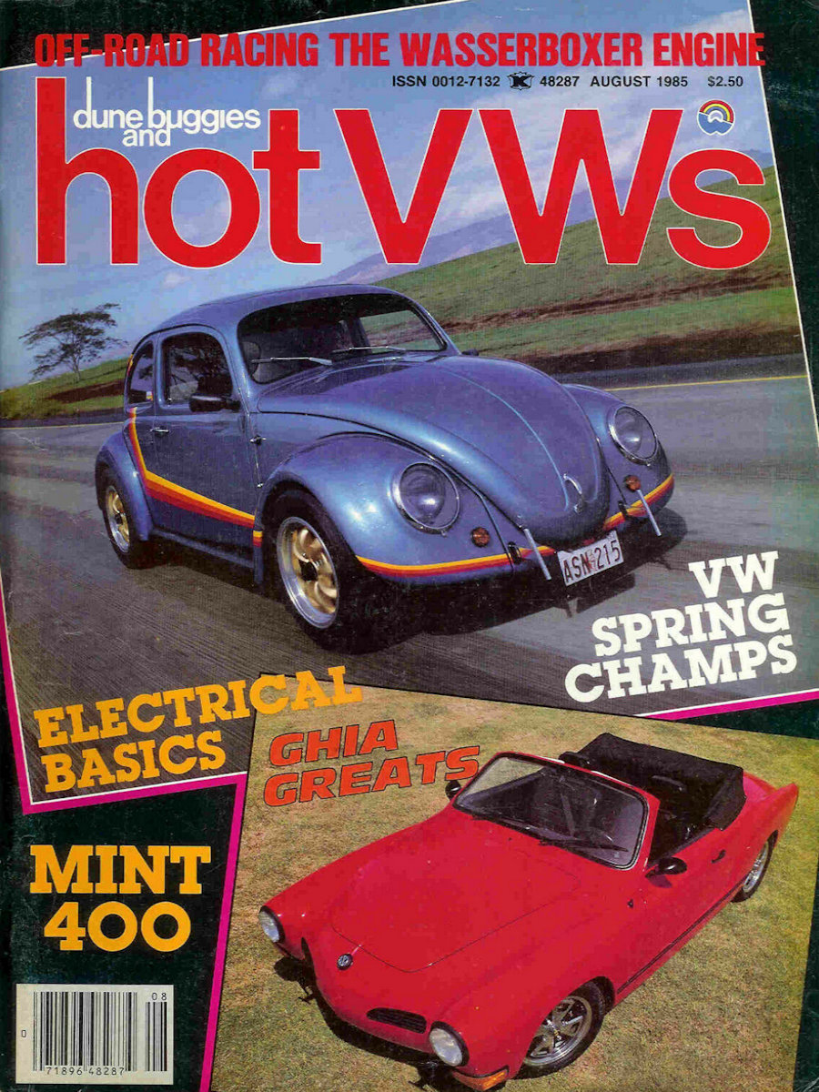 Dune Buggies Hot VWs Aug August 1985 