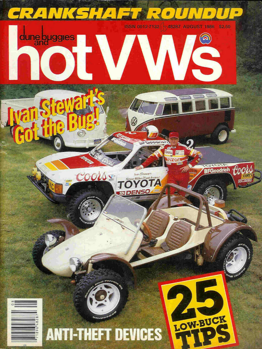 Dune Buggies Hot VWs Aug August 1986 