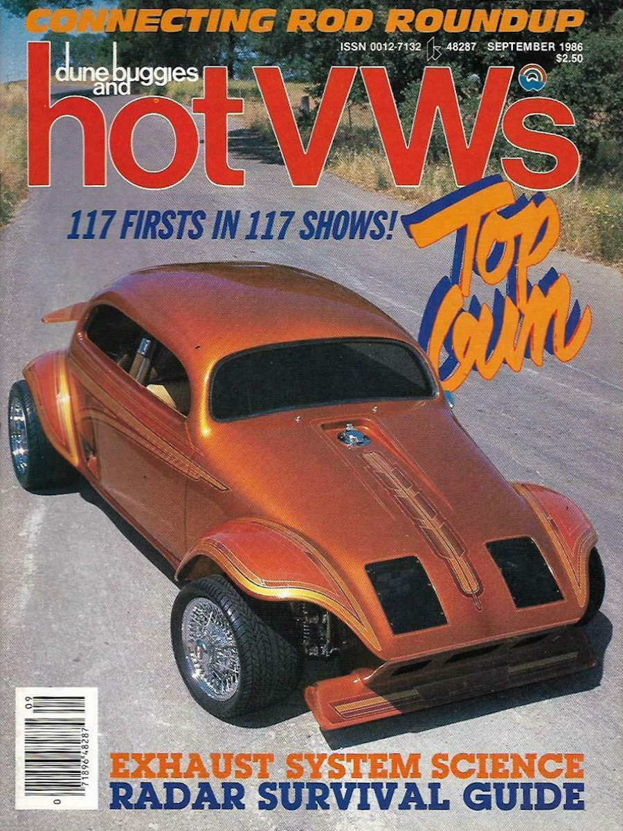 Dune Buggies Hot VWs Sept September 1986 