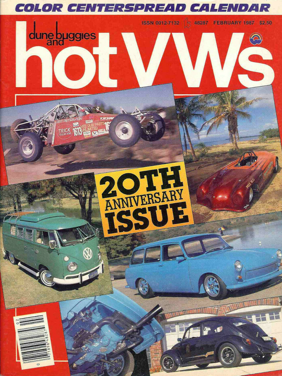 Dune Buggies Hot VWs Feb February 1987 