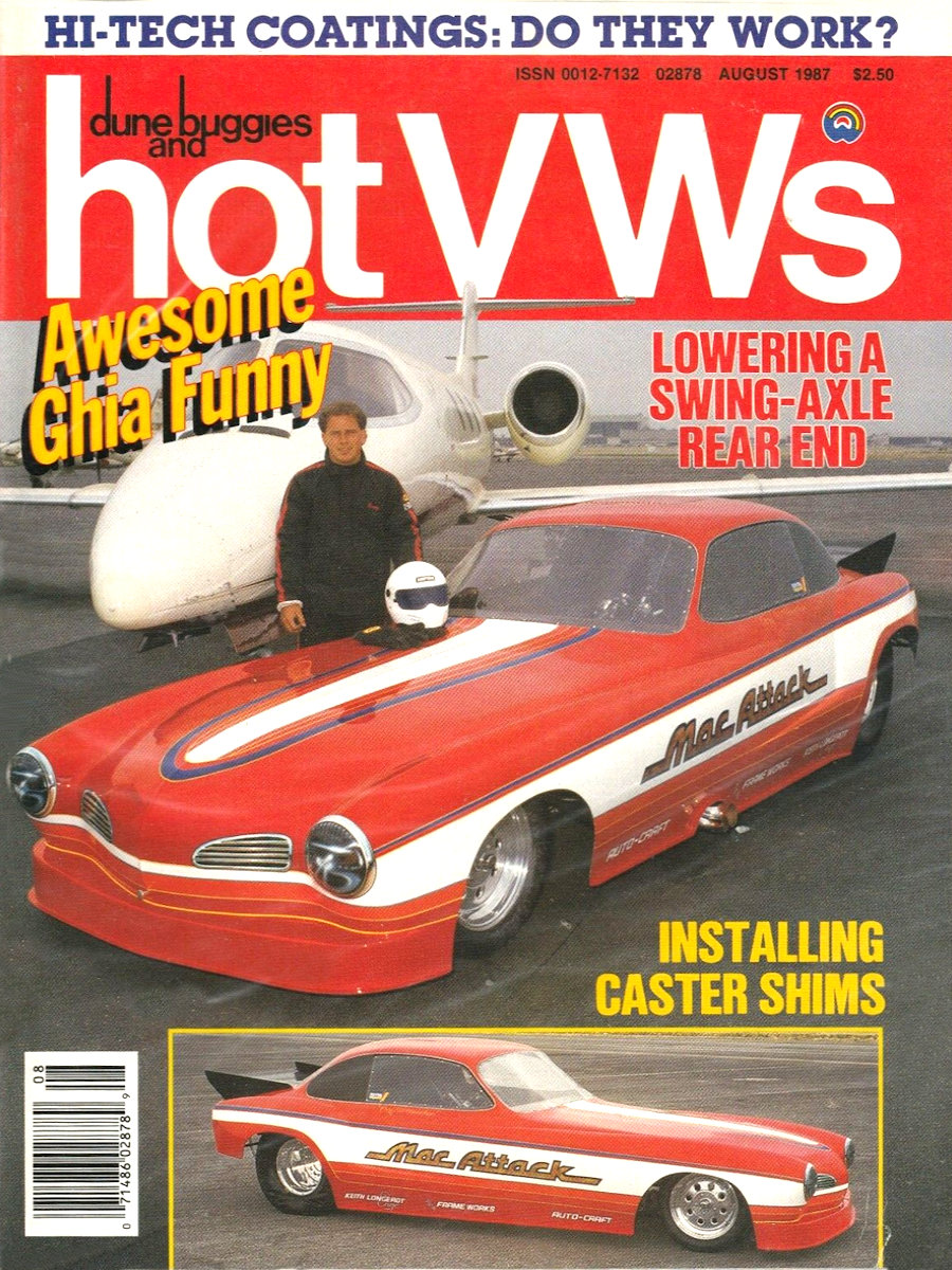 Dune Buggies Hot VWs Aug August 1987 