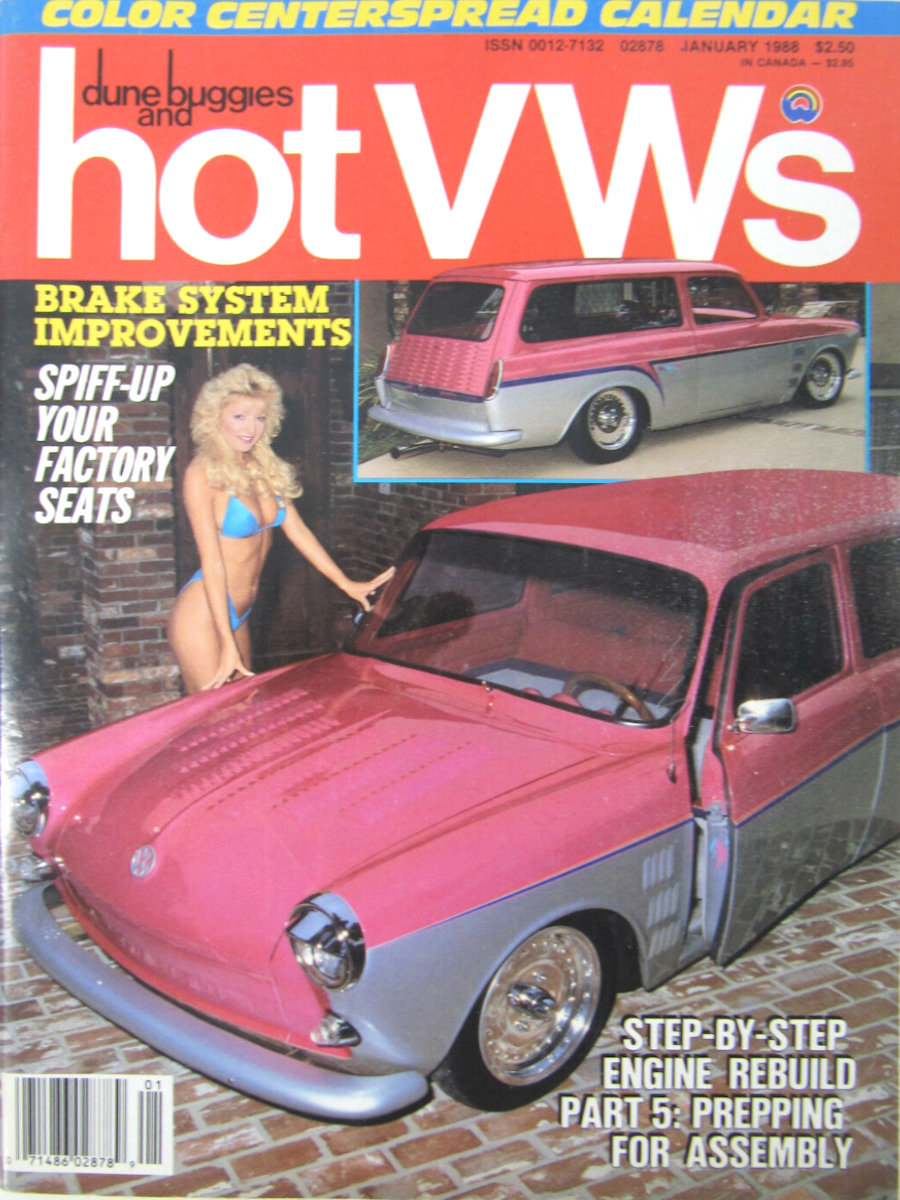 Dune Buggies Hot VWs Jan January 1988 