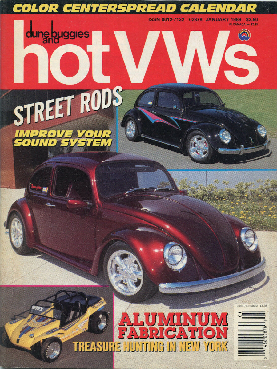 Dune Buggies Hot VWs Jan January 1989 