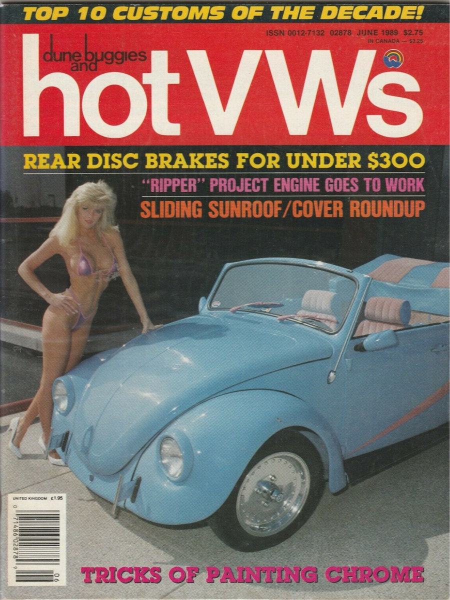 Dune Buggies Hot VWs June 1989 