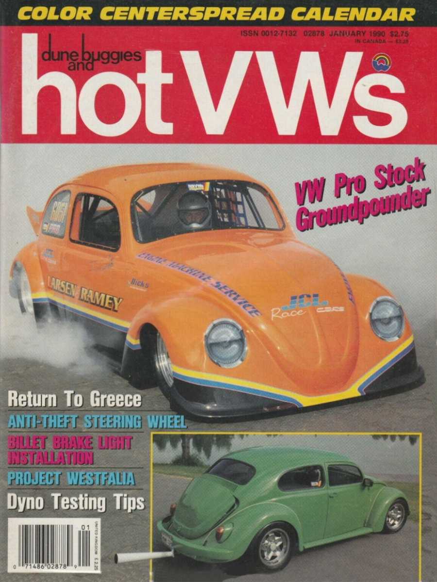 Dune Buggies Hot VWs Jan January 1990 