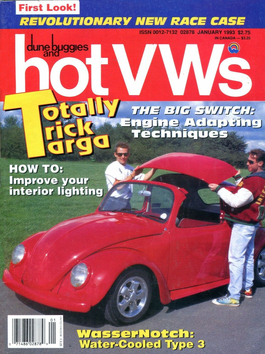 Dune Buggies Hot VWs Jan January 1993 