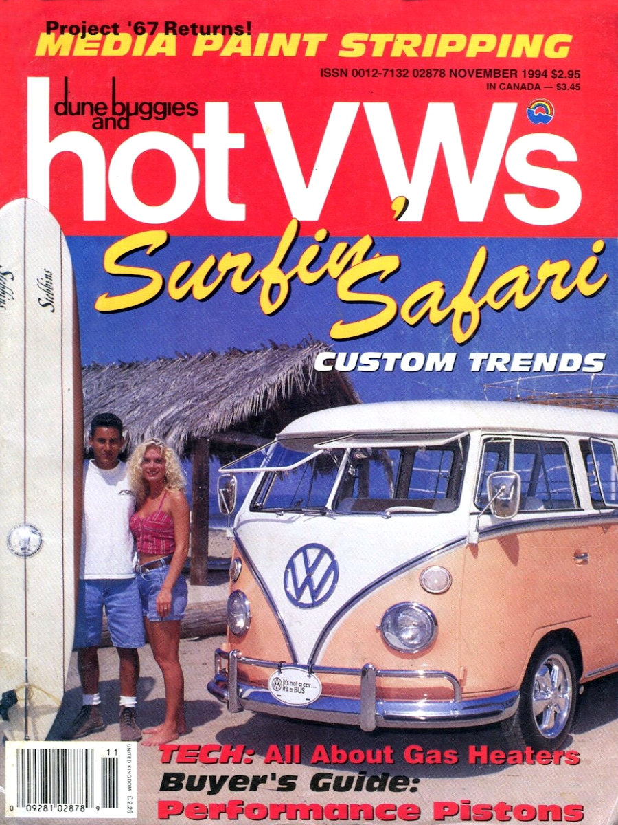 Dune Buggies Hot VWs Nov November 1994 