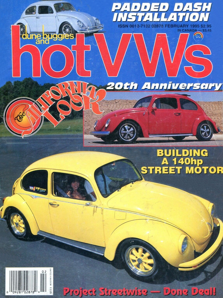 Dune Buggies Hot VWs Feb February 1995 
